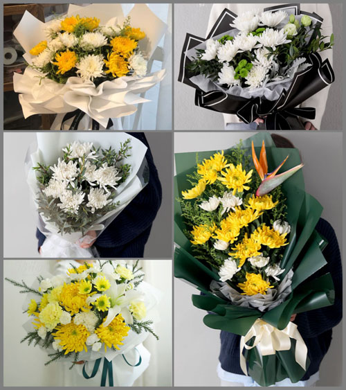 广东东莞市茶山镇塘角村白事花束代送